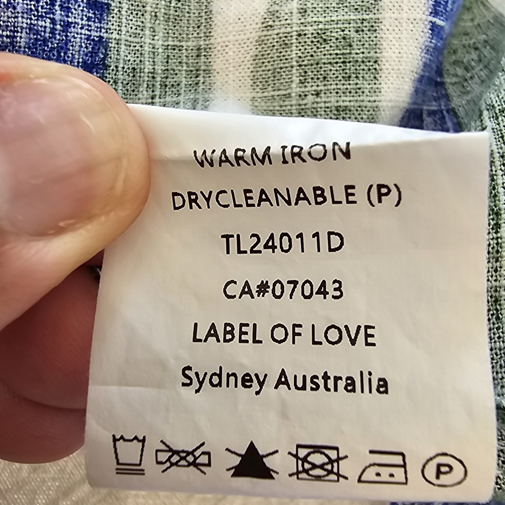 Lable Of Love XL Woman's Blue and White Spaghetti Strap Sundress Maxi - Picture 14 of 14